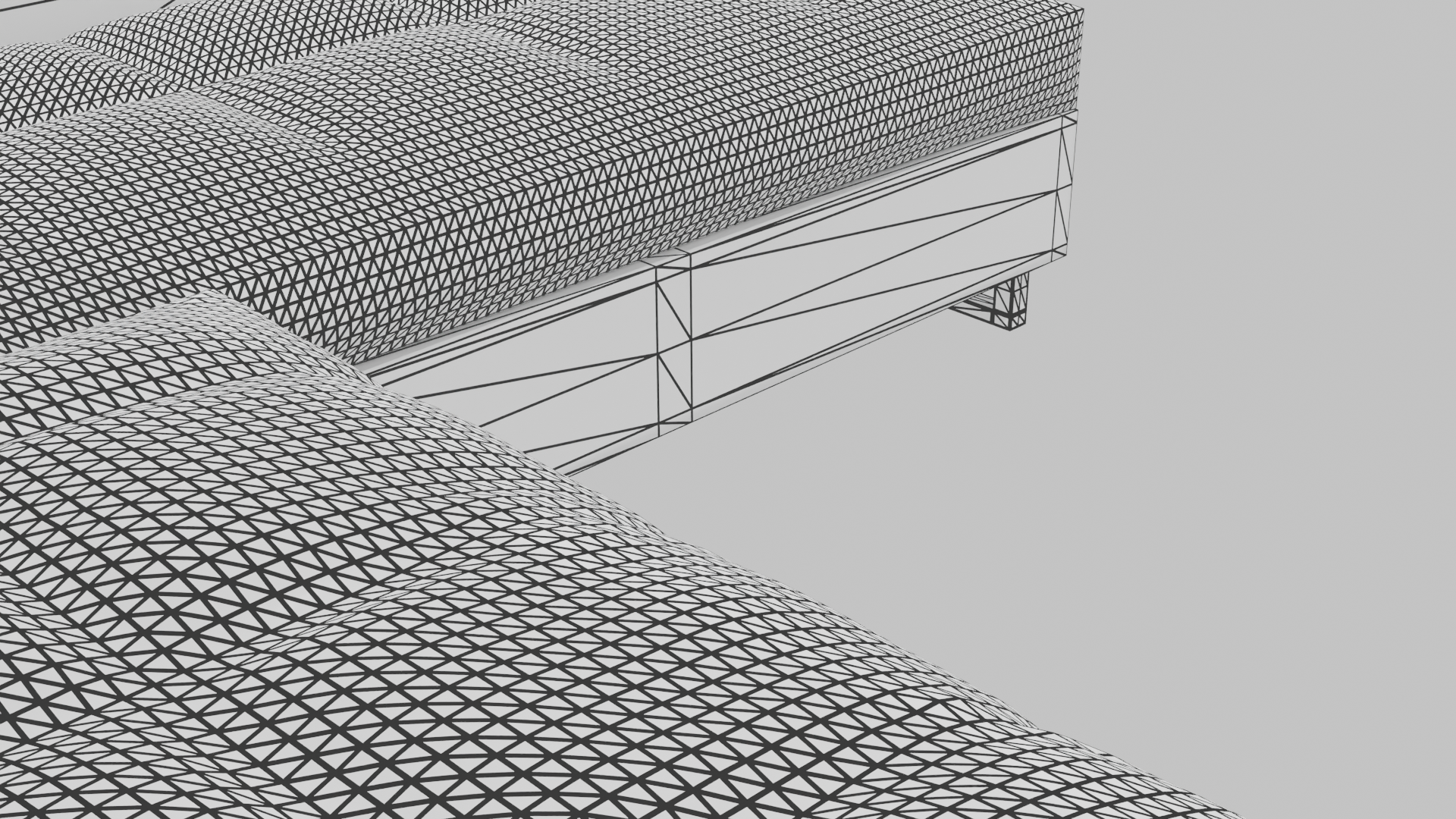 Modern Sectional Sofa 3D Model - Professional 3D Model Render 9