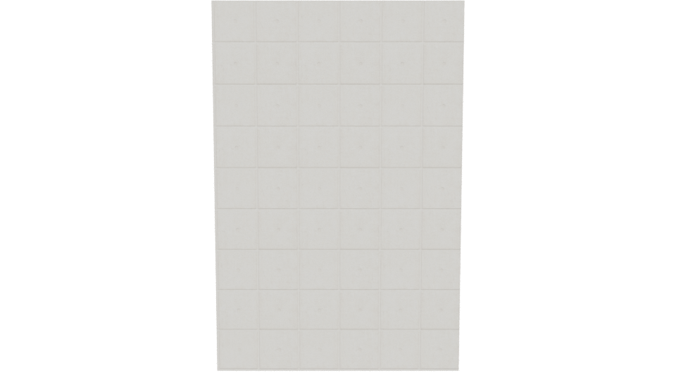 Minimalist White Wall Panel 3D - Professional 3D Model Render 5