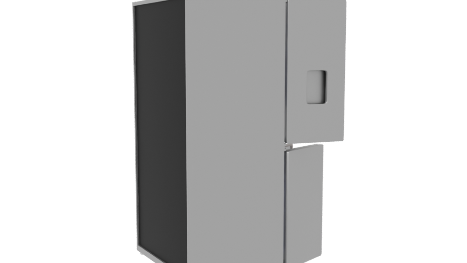 Modern Refrigerator 3D Model - Professional 3D Model Render 7