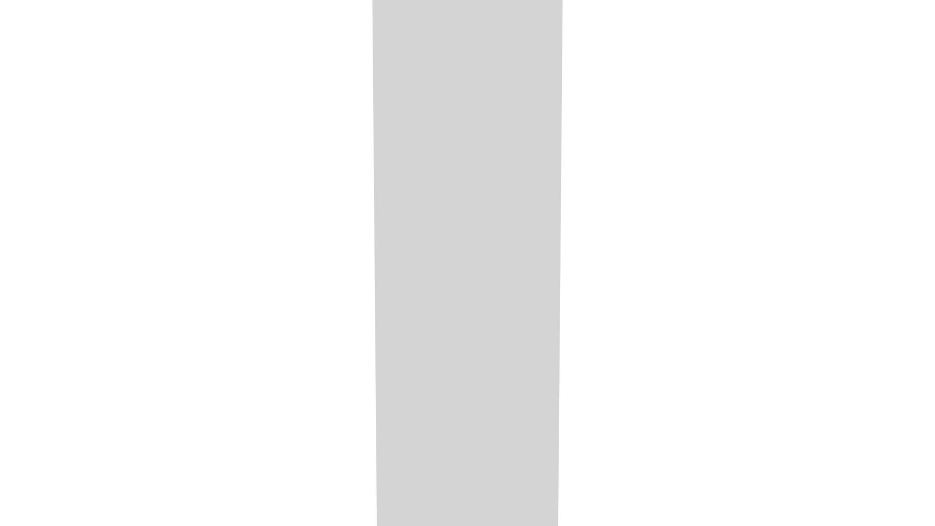 Minimalist White Bookshelf 3D Model - Professional 3D Model Render 5