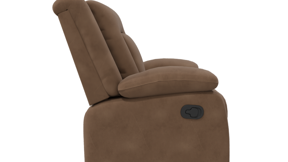 Stylish Reclining Armchair 3D - Professional 3D Model Render 8