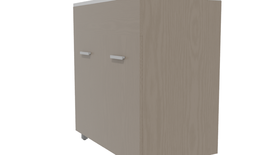 Minimalist Wood Cabinet 3D Model - Professional 3D Model Render 13