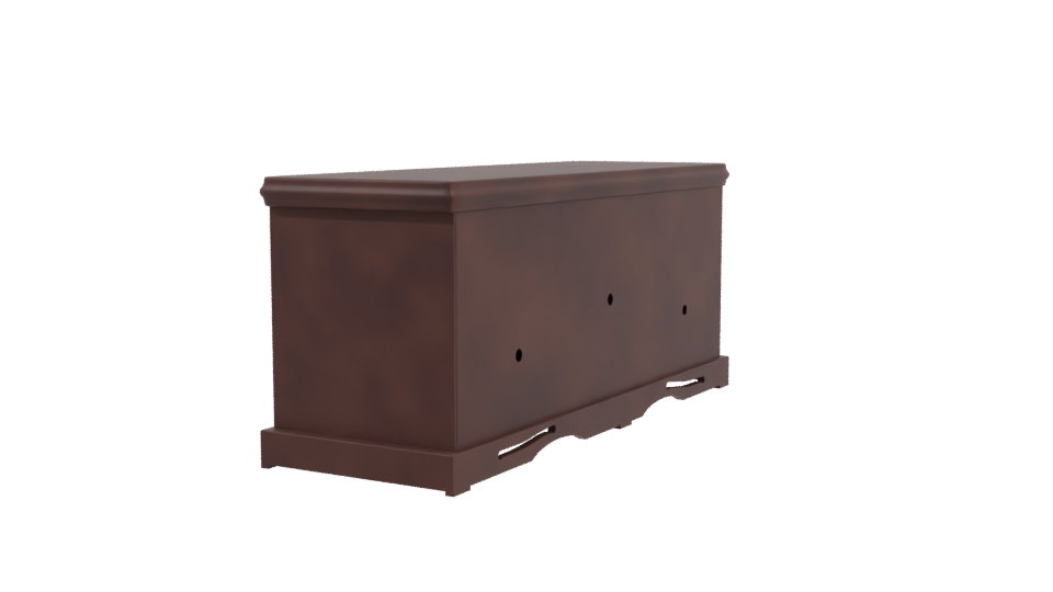 Wooden Storage Rack with Drawers 3D - Professional 3D Model Render 3