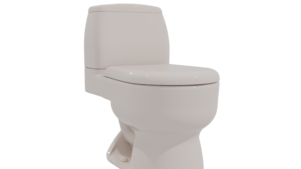 Stylish Bathroom Toilet Model 3D - Professional 3D Model Render 10