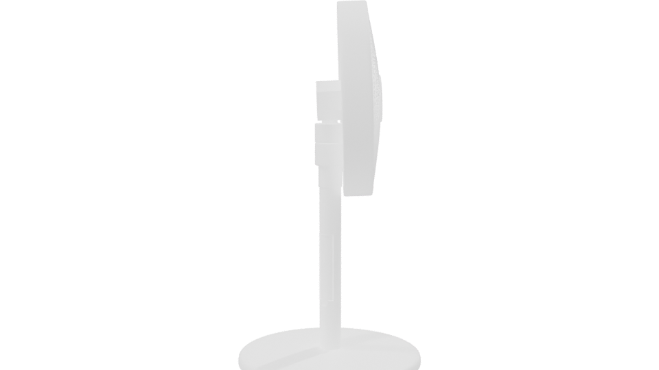 Stylish White Standing Fan 3D - Professional 3D Model Render 8