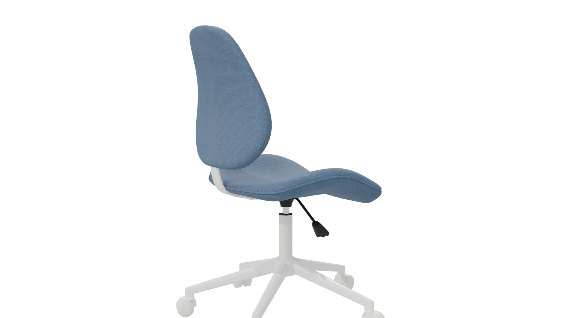 Modern Blue Office Chair 3D - Professional 3D Model Render 7