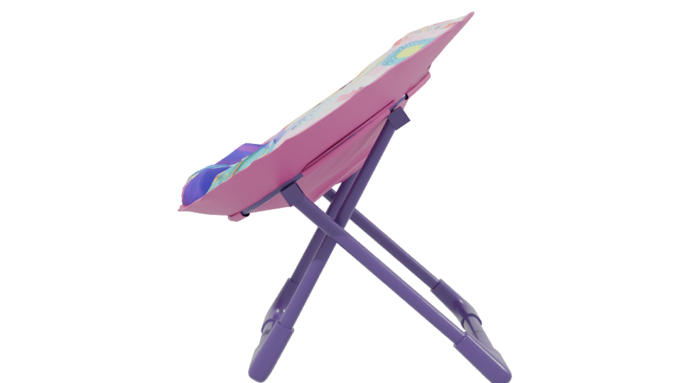 Kids Cozy Chair Model 3D - Professional 3D Model Render 2