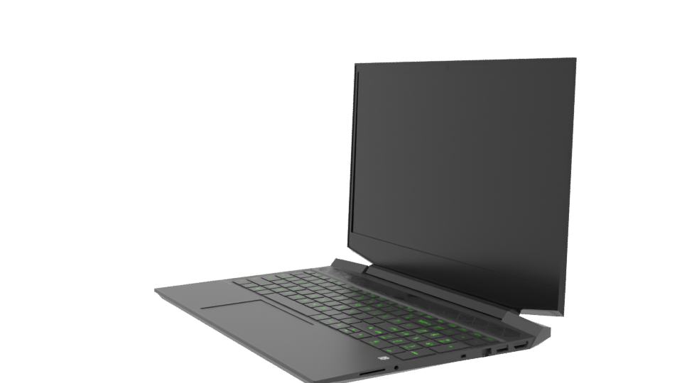 Sleek Gaming Laptop 3D Model - Professional 3D Model Render 13