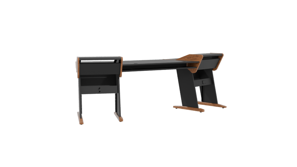 Stylish Modern Office Desk 3D Model - Professional 3D Model Render 4