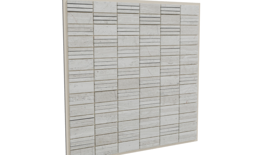 Elegant Textured Wall Panel Model - Professional 3D Model Render 10