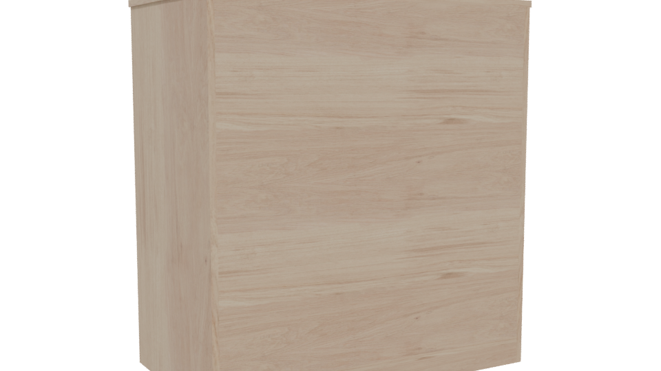 Modern 4-Drawer Dresser 3D - Professional 3D Model Render 4