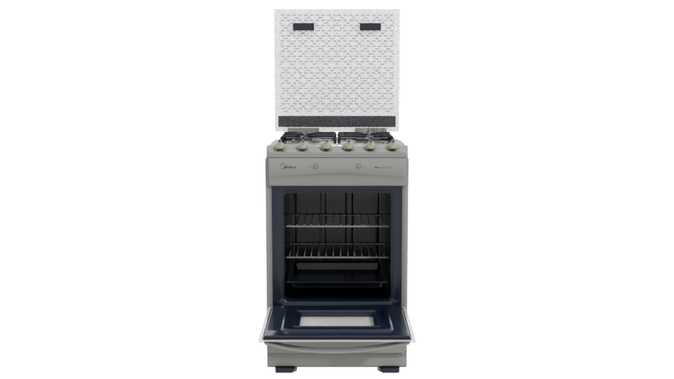Gas Oven Range Appliance 3D - Professional 3D Model Render 11