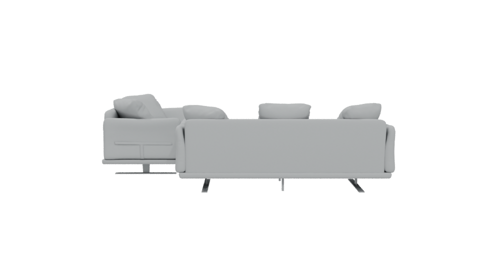 Contemporary Sectional Sofa Model - Professional 3D Model Render 5