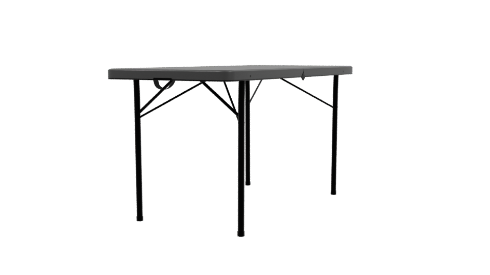 Sleek Modern Folding Table 3D Model - Professional 3D Model Render 3