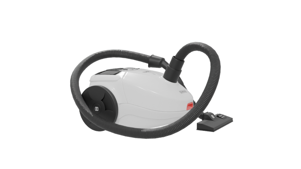 Compact Modern Vacuum Cleaner 3D - Professional 3D Model Render 6