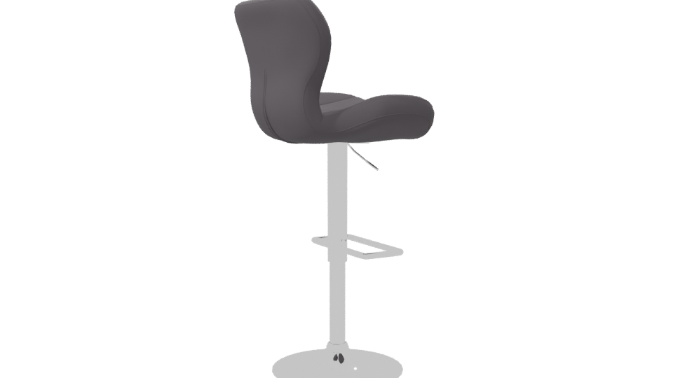 Stylish Modern Bar Stool 3D - Professional 3D Model Render 7