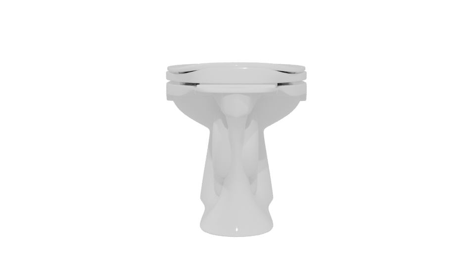 Contemporary Toilet Model 3D - Professional 3D Model Render 5