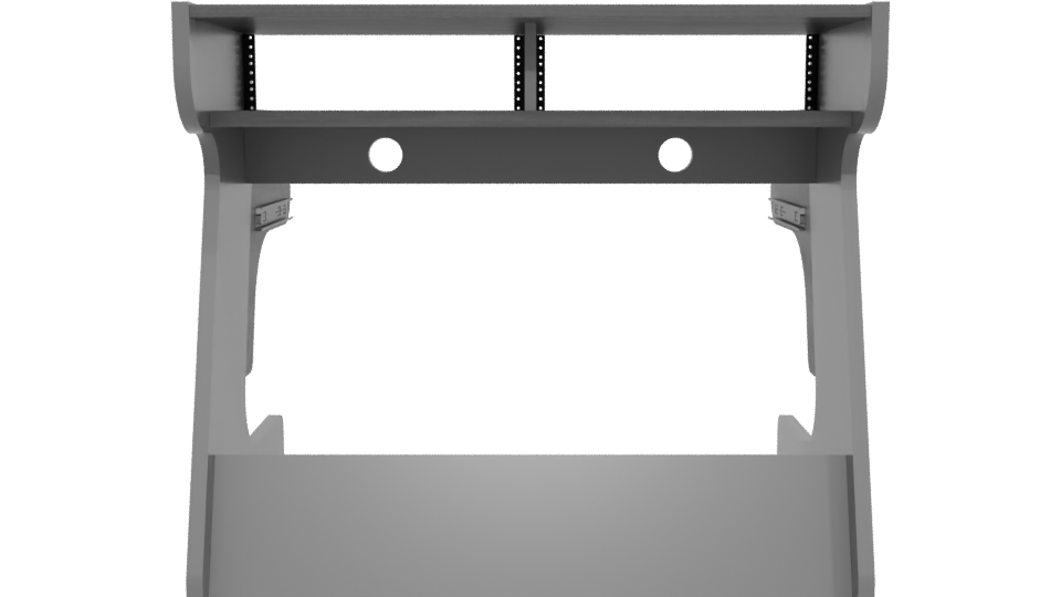 Contemporary Office Desk 3D Model - Professional 3D Model Render 5