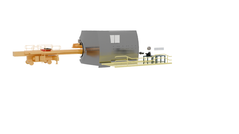 Industrial Machinery 3D Model - Professional 3D Model Render 4