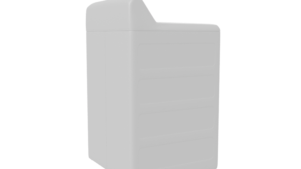 Top-Loading Washing Machine Model - Professional 3D Model Render 7