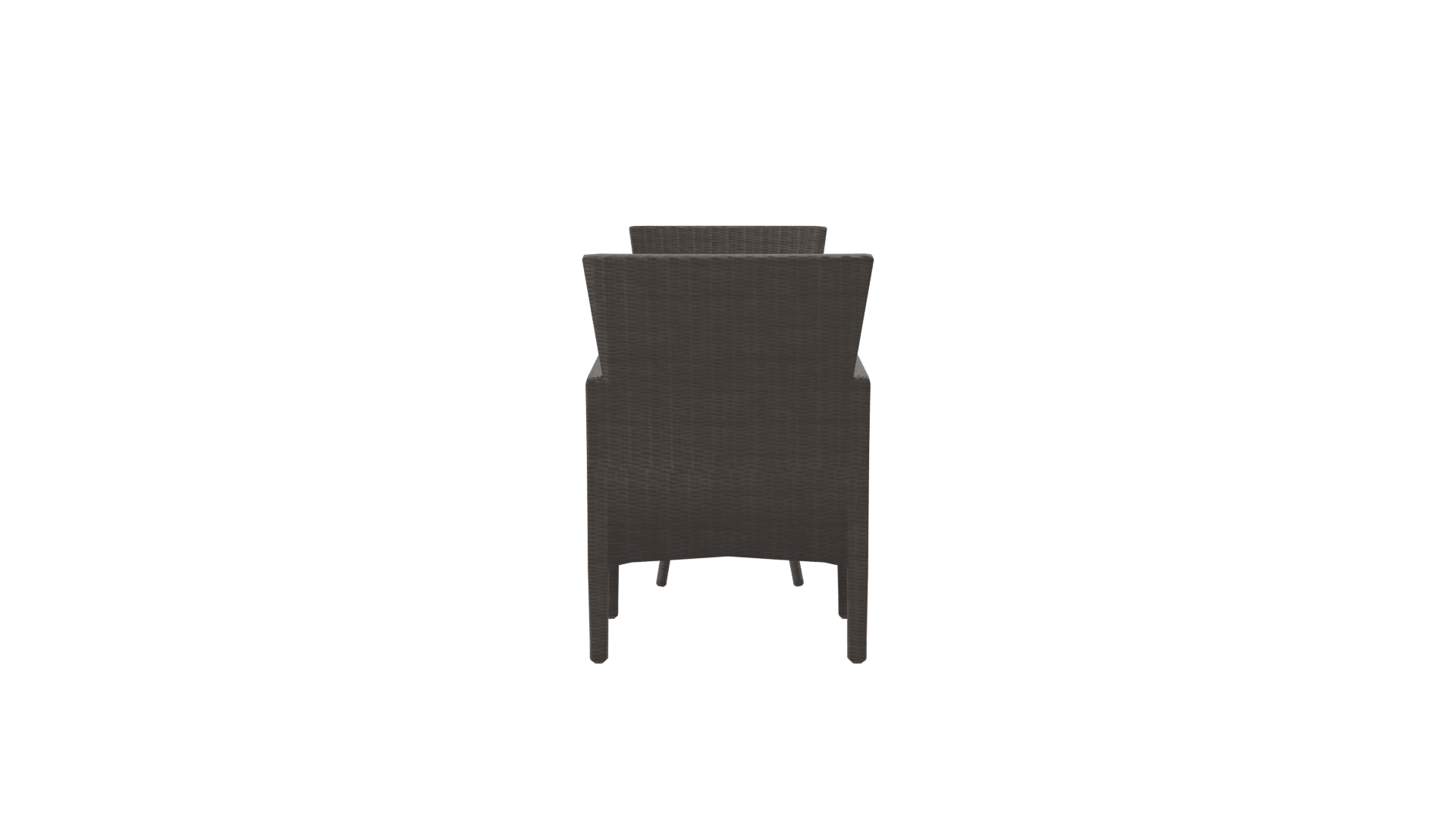 Stylish Outdoor Rattan Furniture Set 3D Model - Professional 3D Model Render 8