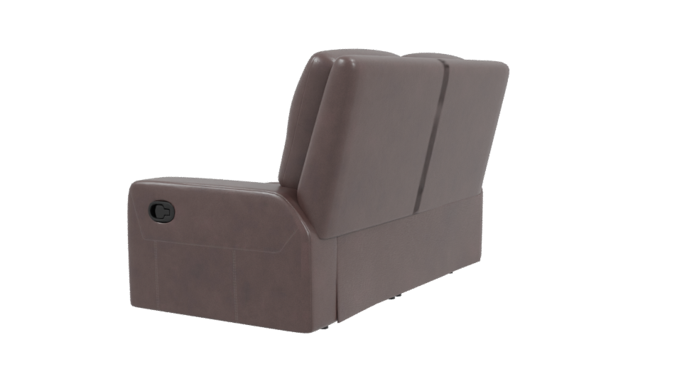 Stylish Reclining Sofa 3D Model - Professional 3D Model Render 3