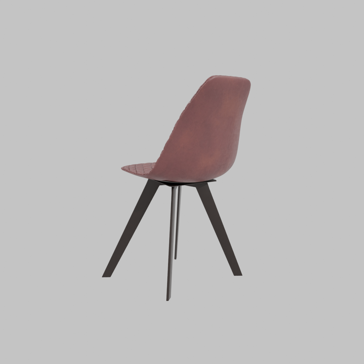 Stylish Textured Dining Chair Model - Professional 3D Model Render 11