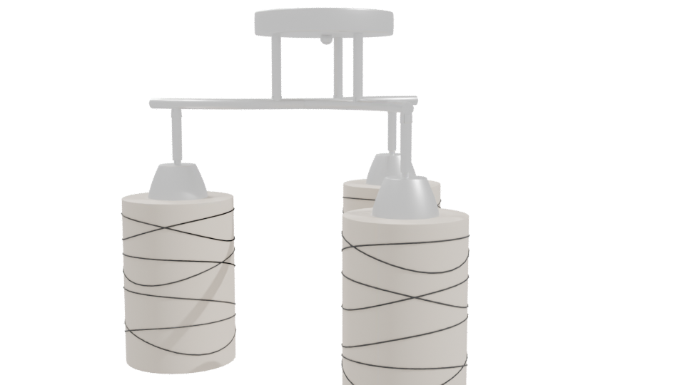 Stylish Modern Chandelier 3D - Professional 3D Model Render 10