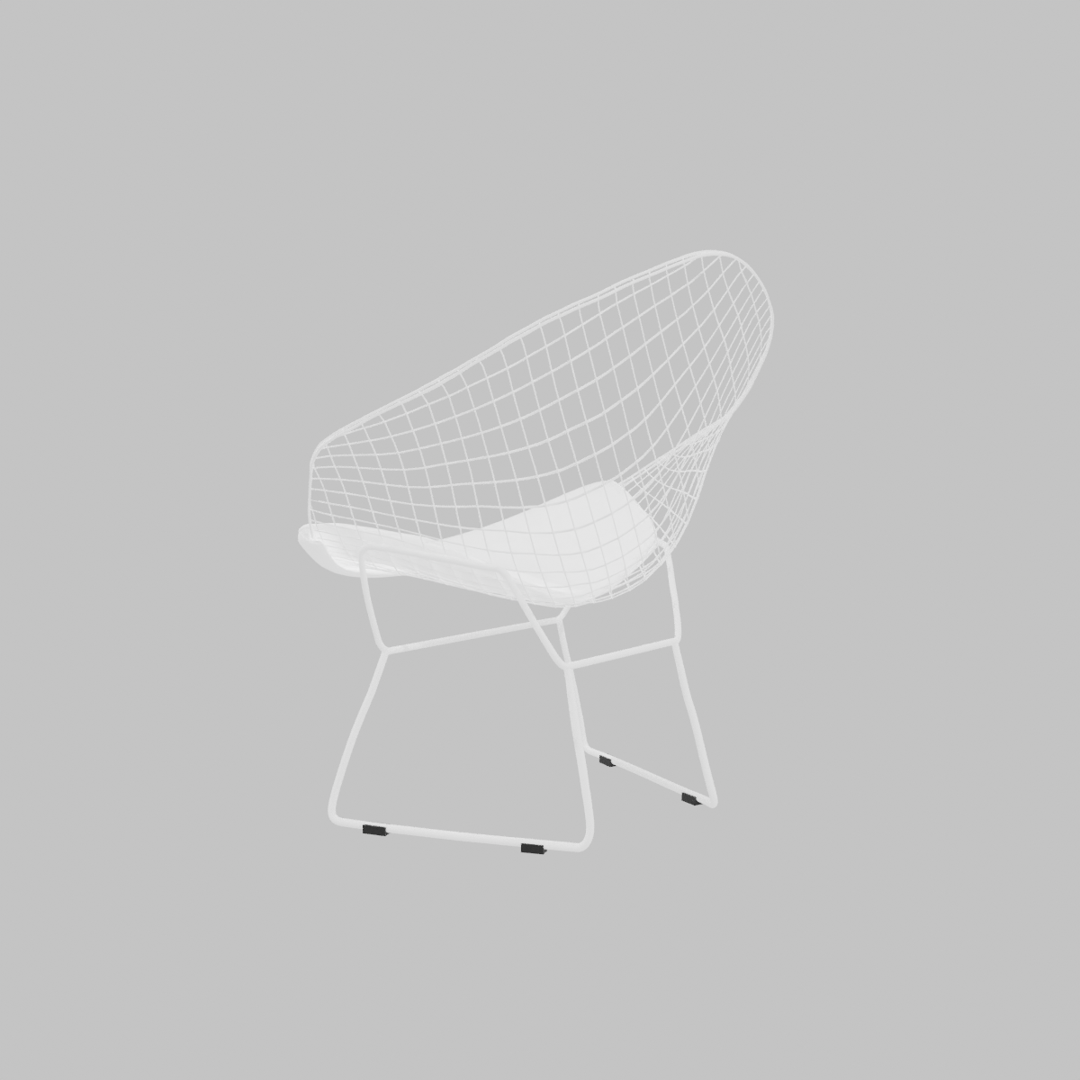 SILLA DE COMEDOR DIAMOND - BLANCO