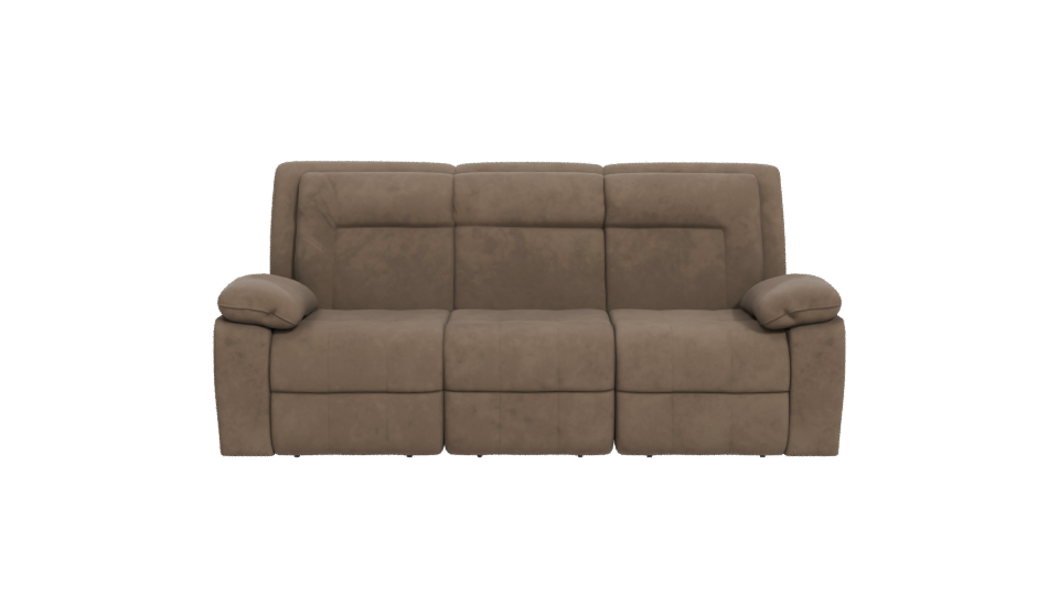 Contemporary Reclining Sofa 3D Model - Professional 3D Model Render 11