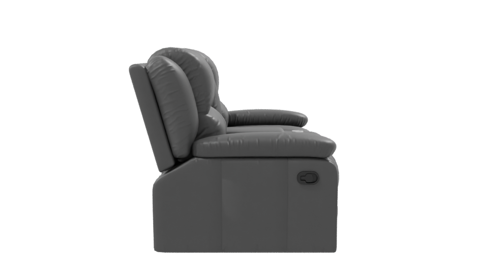 Luxurious Reclining Sofa Model - Professional 3D Model Render 8