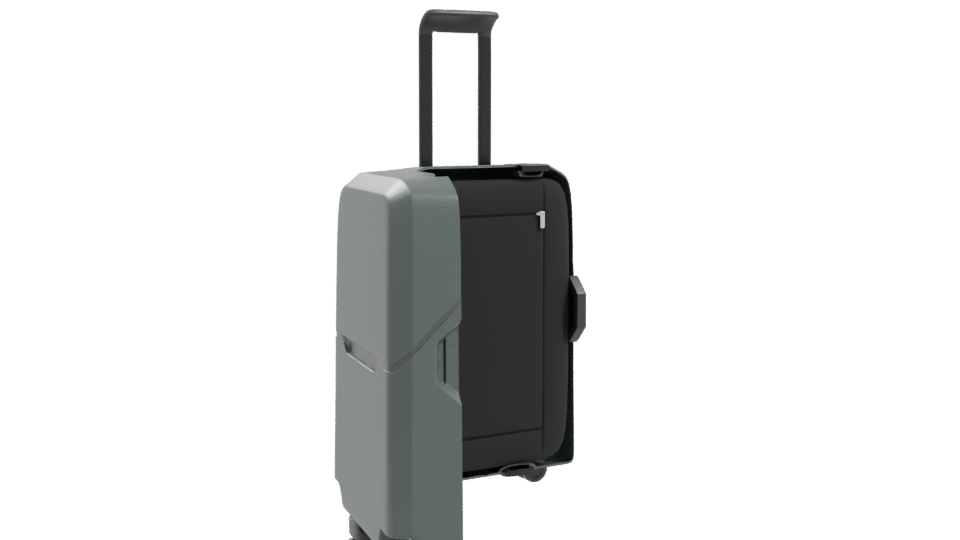 Magnum Eco Spinner Luggage Model - Professional 3D Model Render 10
