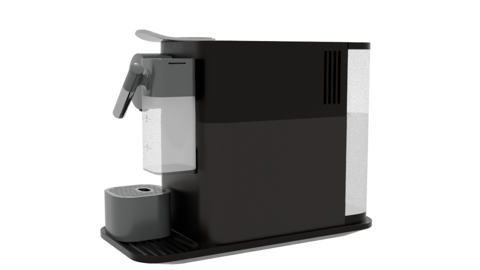 Stylish Espresso Coffee Maker 3D - Professional 3D Model Render 13