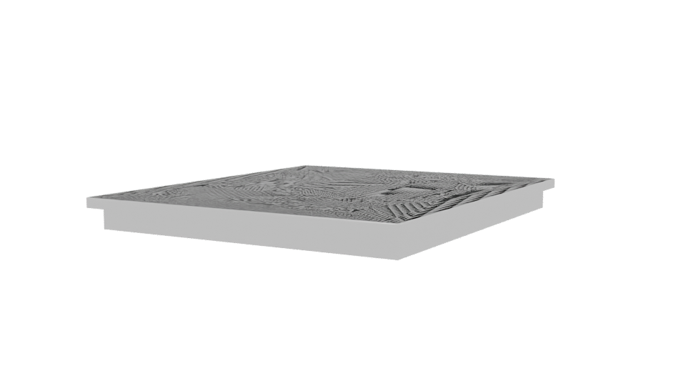 Sleek Induction Cooktop 3D Model - Professional 3D Model Render 9