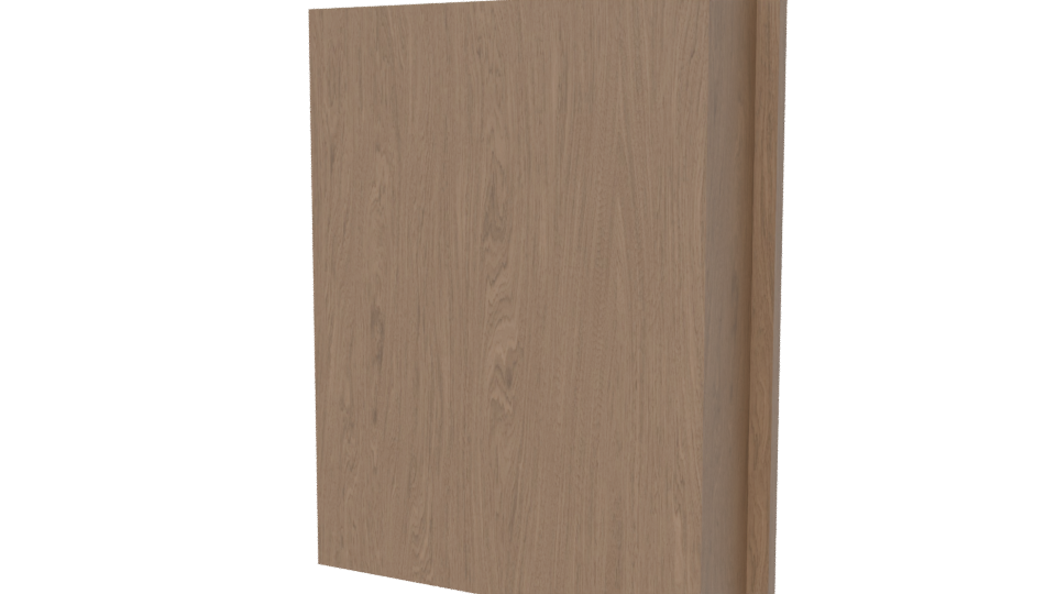Stylish Wooden Storage Cabinet 3D - Professional 3D Model Render 6