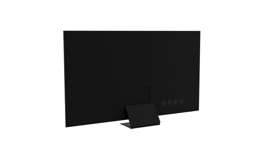 Sleek Minimalist TV Model 3D - Professional 3D Model Render 4