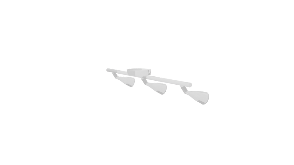 Stylish Track Lighting Fixture 3D - Professional 3D Model Render 7