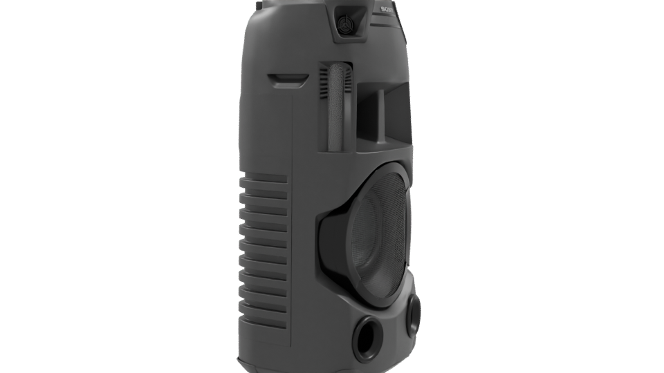 Dynamic Multimedia Speaker 3D Model - Professional 3D Model Render 9