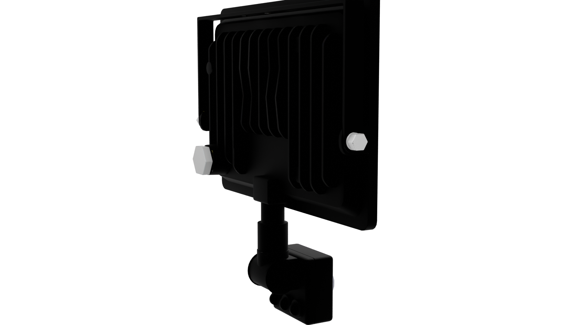 LED Flood Light with Motion Sensor 3D Model - Professional 3D Model Render 7