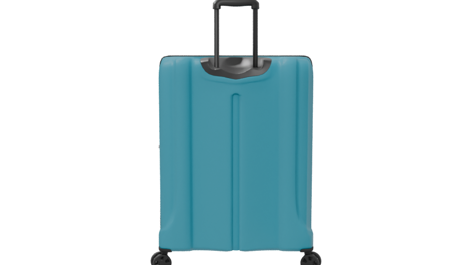Stylish Hard-shell Travel Suitcase 3D - Professional 3D Model Render 5