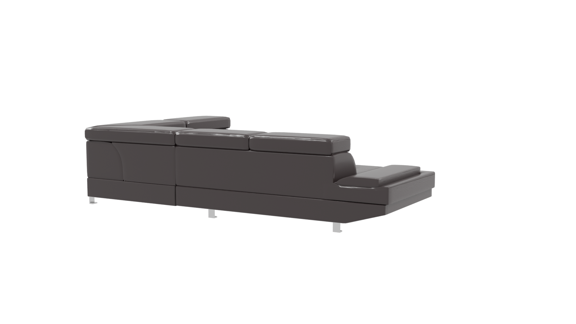 Stylish Sectional Sofa 3D Model - Professional 3D Model Render 9