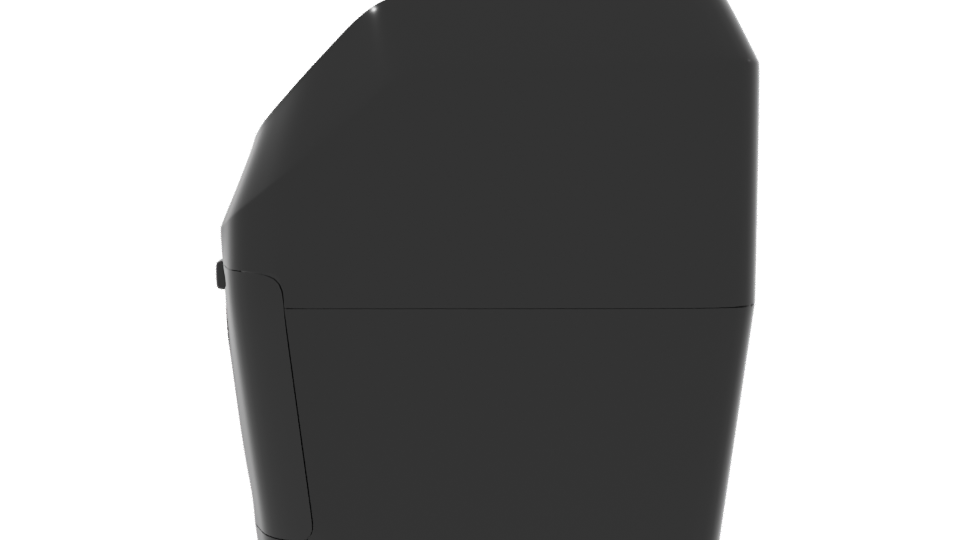 Modern Digital Air Fryer 3D Model - Professional 3D Model Render 2