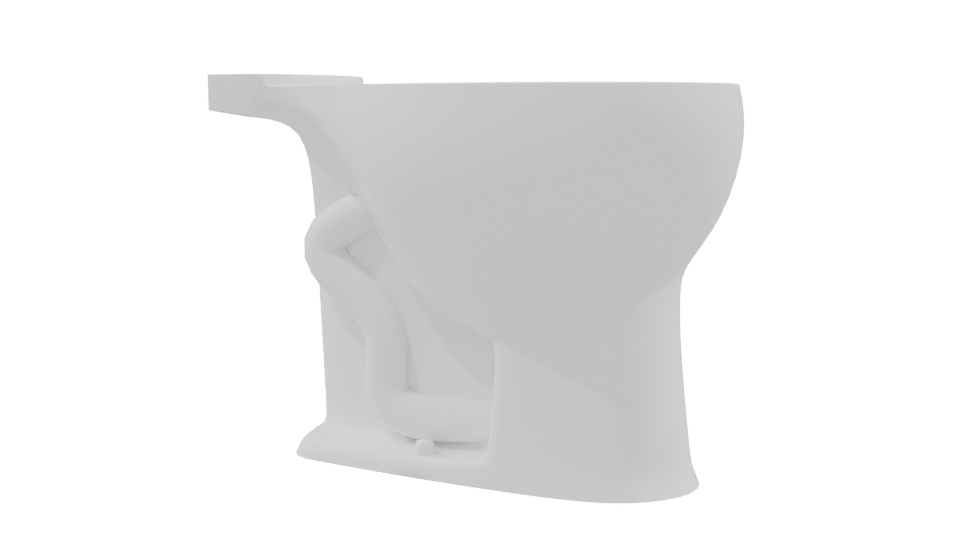 Stylish Bathroom Sink Model - Professional 3D Model Render 9