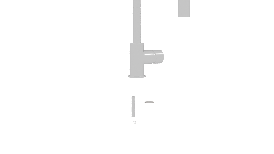 Modern Kitchen Faucet 3D Model - Professional 3D Model Render 10