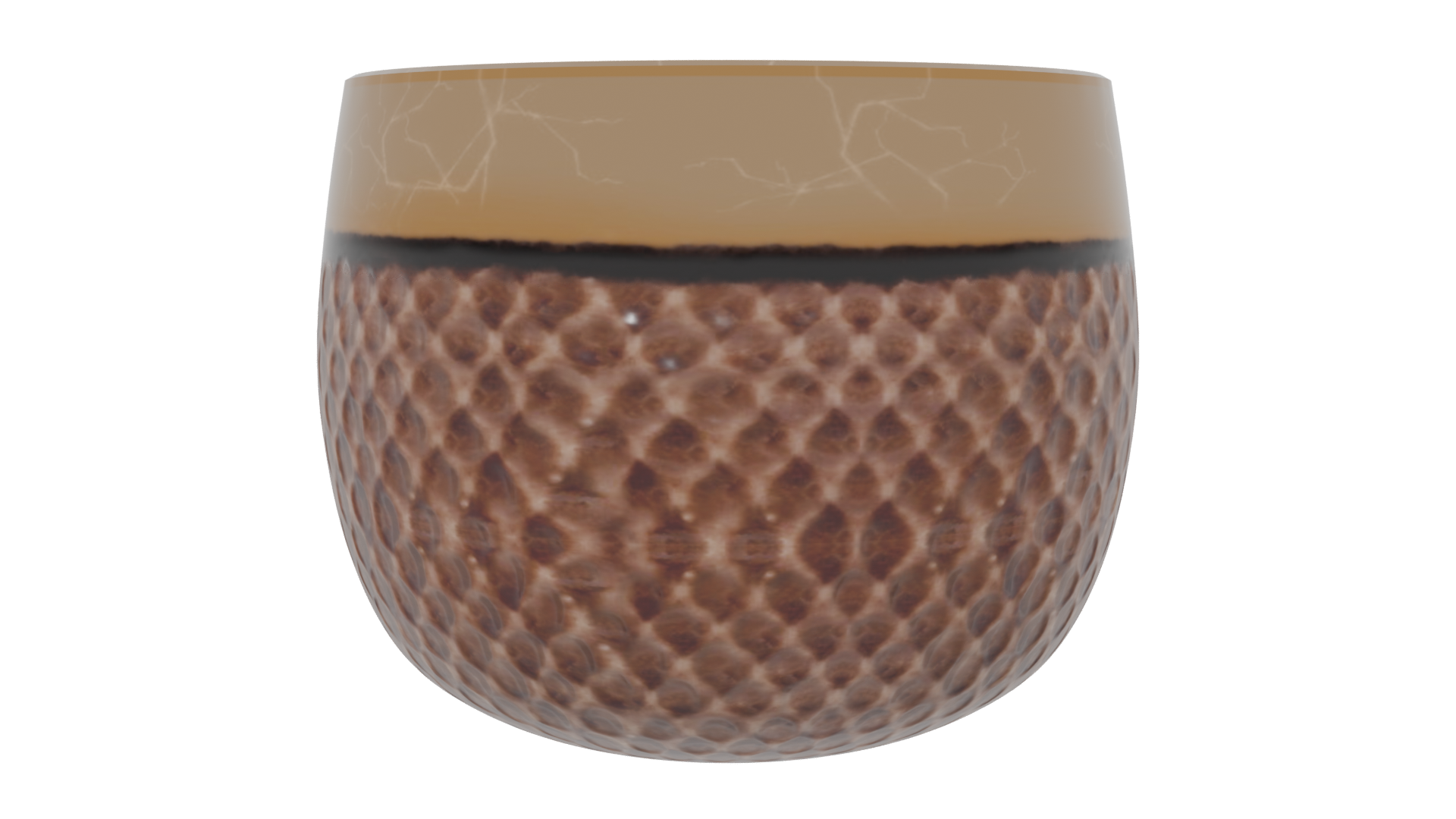 Elegant Metallic Honeycomb Vase 3D - Professional 3D Model Render 28