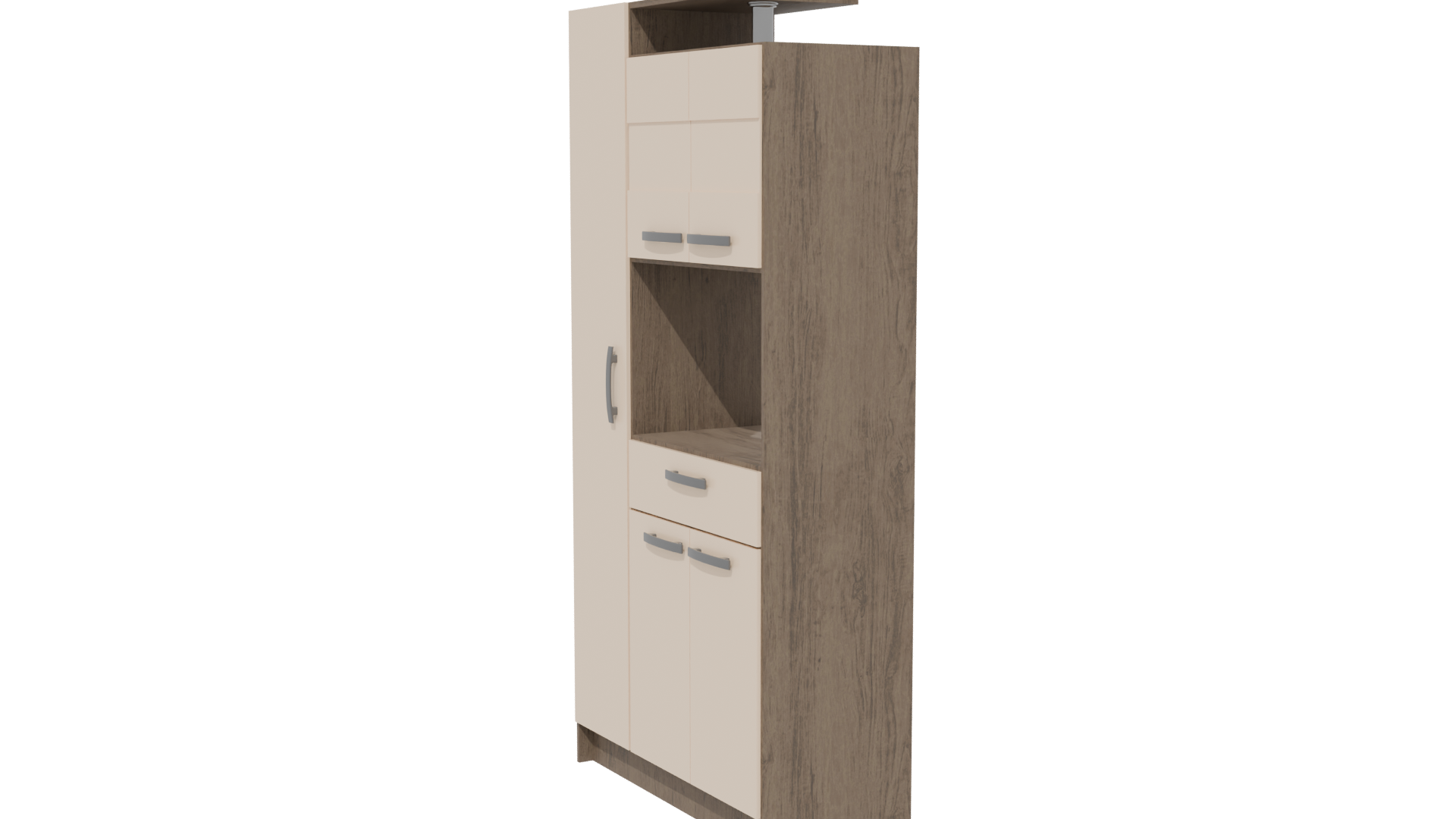 Modern Two-Door Kitchen Cabinet 3D - Professional 3D Model Render 13