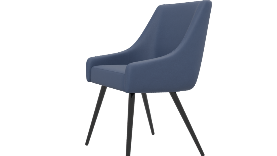Contemporary Fabric Chair 3D Model - Professional 3D Model Render 13