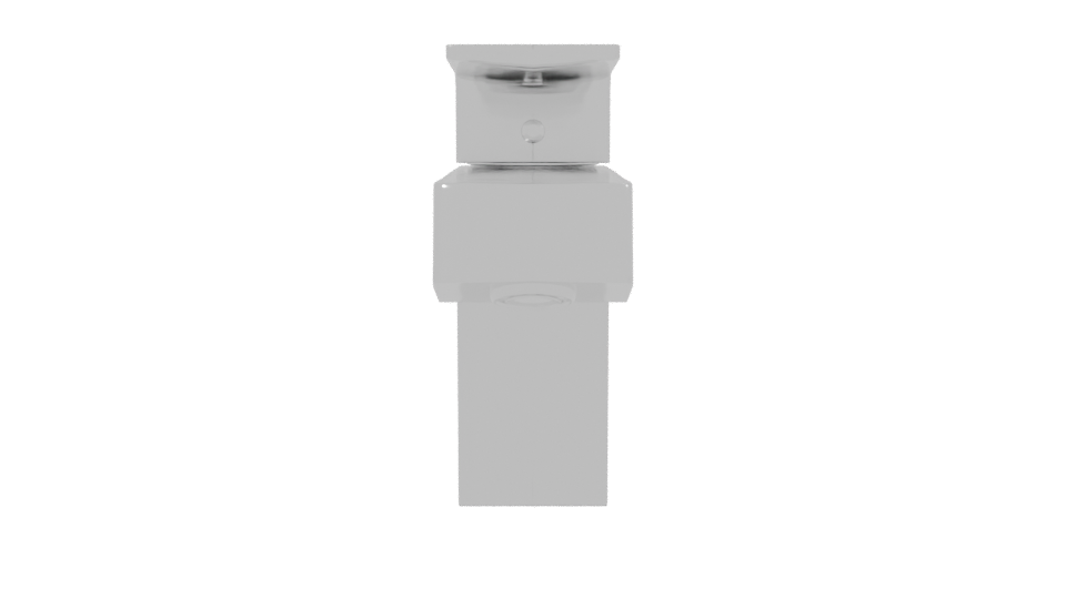 Sleek Modern Bathroom Faucet - Professional 3D Model Render 2