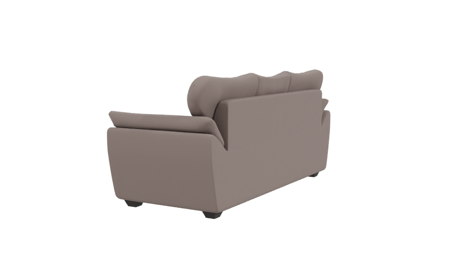 Stylish Fabric Sofa 3D Model - Professional 3D Model Render 3
