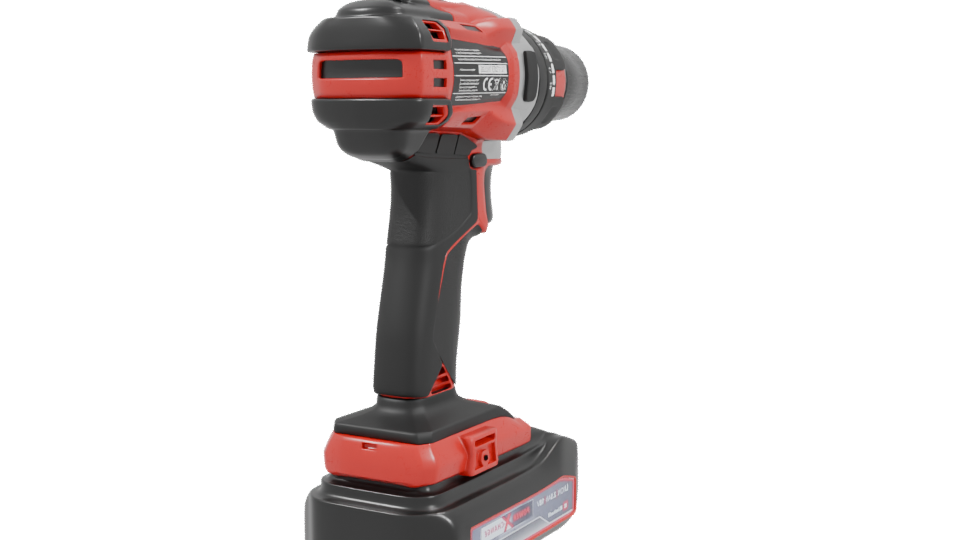 Cordless Power Tool 3D Model - Professional 3D Model Render 3